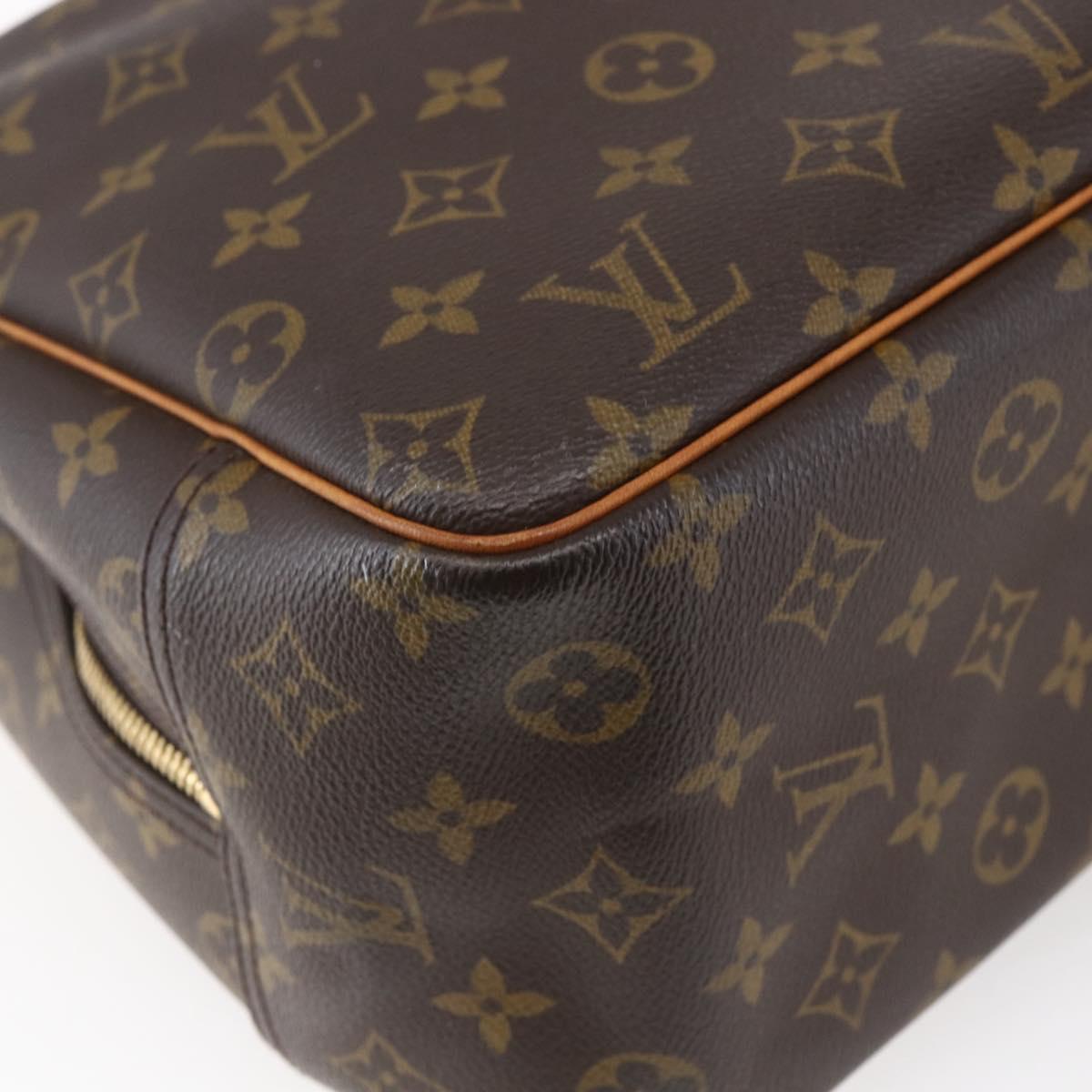 LOUIS VUITTON Monogram Deauville Hand Bag M47270 LV Auth 148716