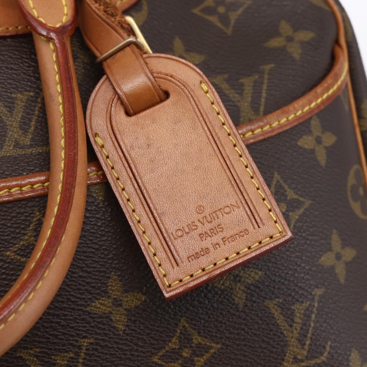 LOUIS VUITTON Monogram Deauville Hand Bag M47270 LV Auth 148716