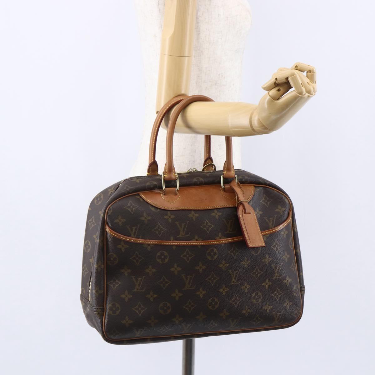 LOUIS VUITTON Monogram Deauville Hand Bag M47270 LV Auth 148716