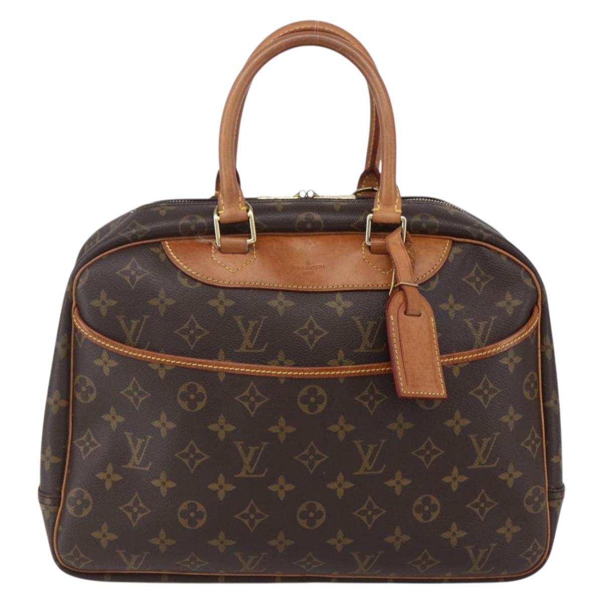 LOUIS VUITTON Monogram Deauville Hand Bag M47270 LV Auth 148716