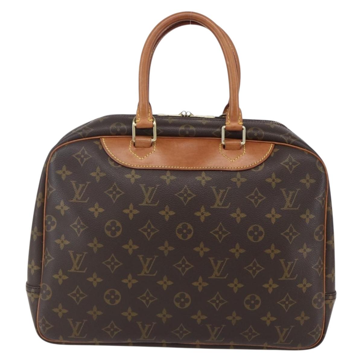 LOUIS VUITTON Monogram Deauville Hand Bag M47270 LV Auth 148716