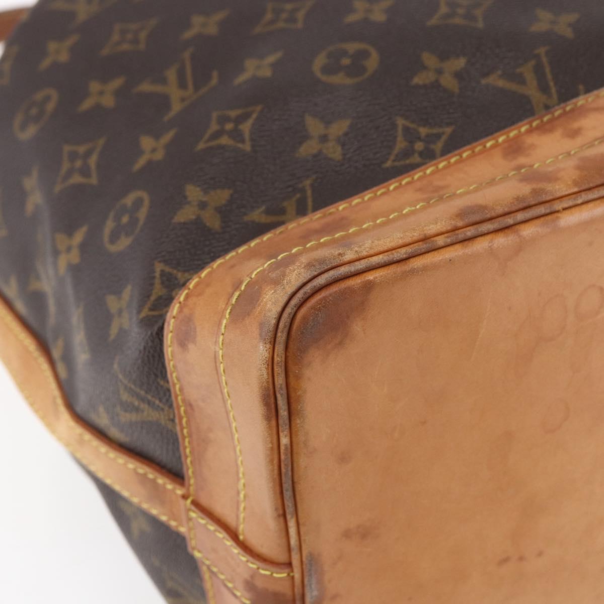 LOUIS VUITTON Monogram Noe Shoulder Bag M42224 LV Auth 148720