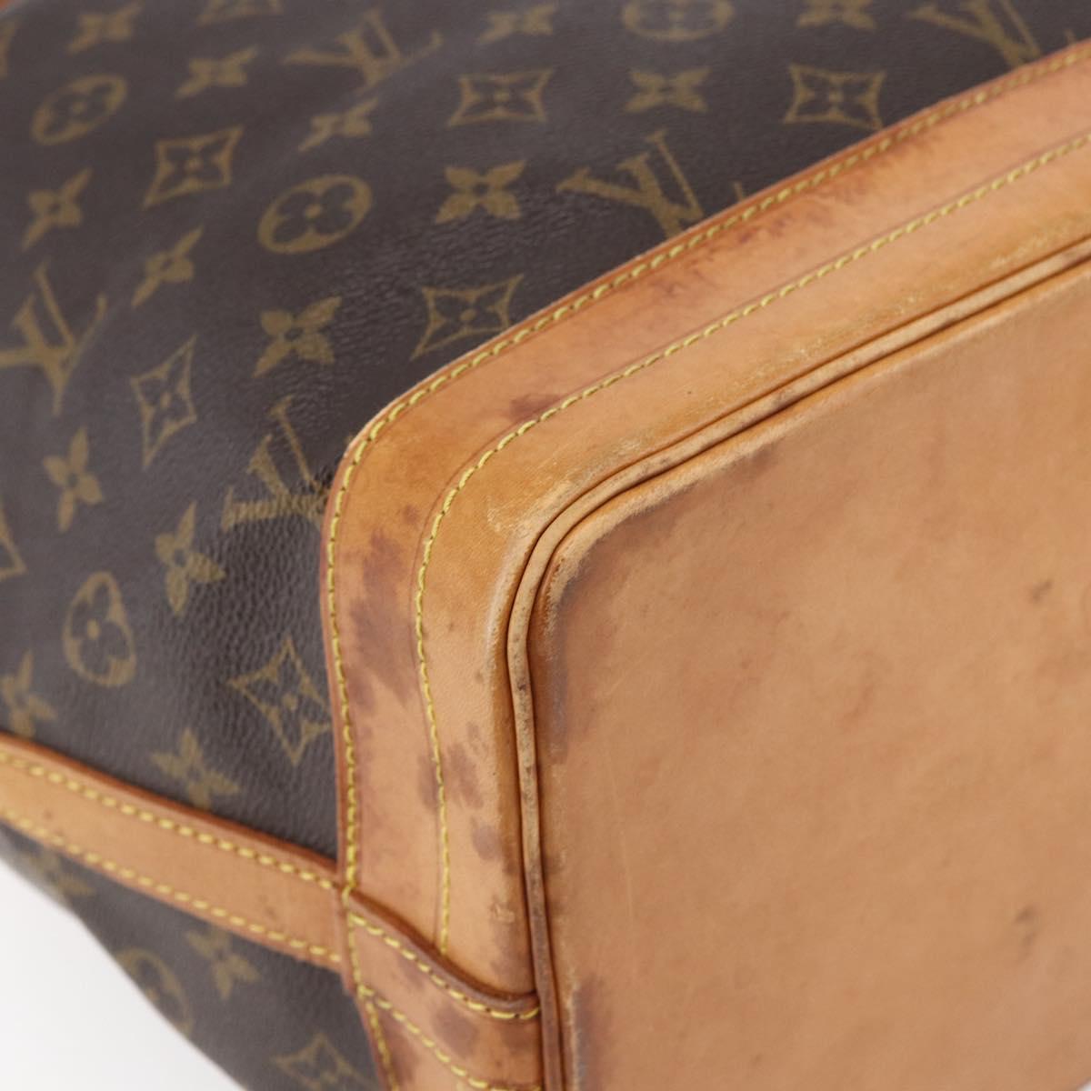 LOUIS VUITTON Monogram Noe Shoulder Bag M42224 LV Auth 148720