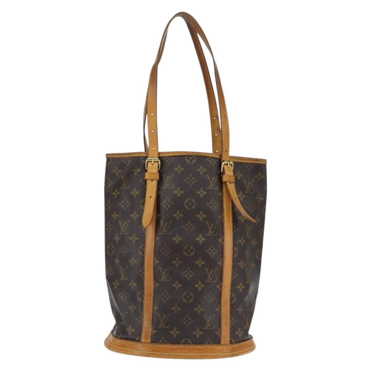 LOUIS VUITTON Monogram Bucket GM Shoulder Bag M42236 LV Auth 148723