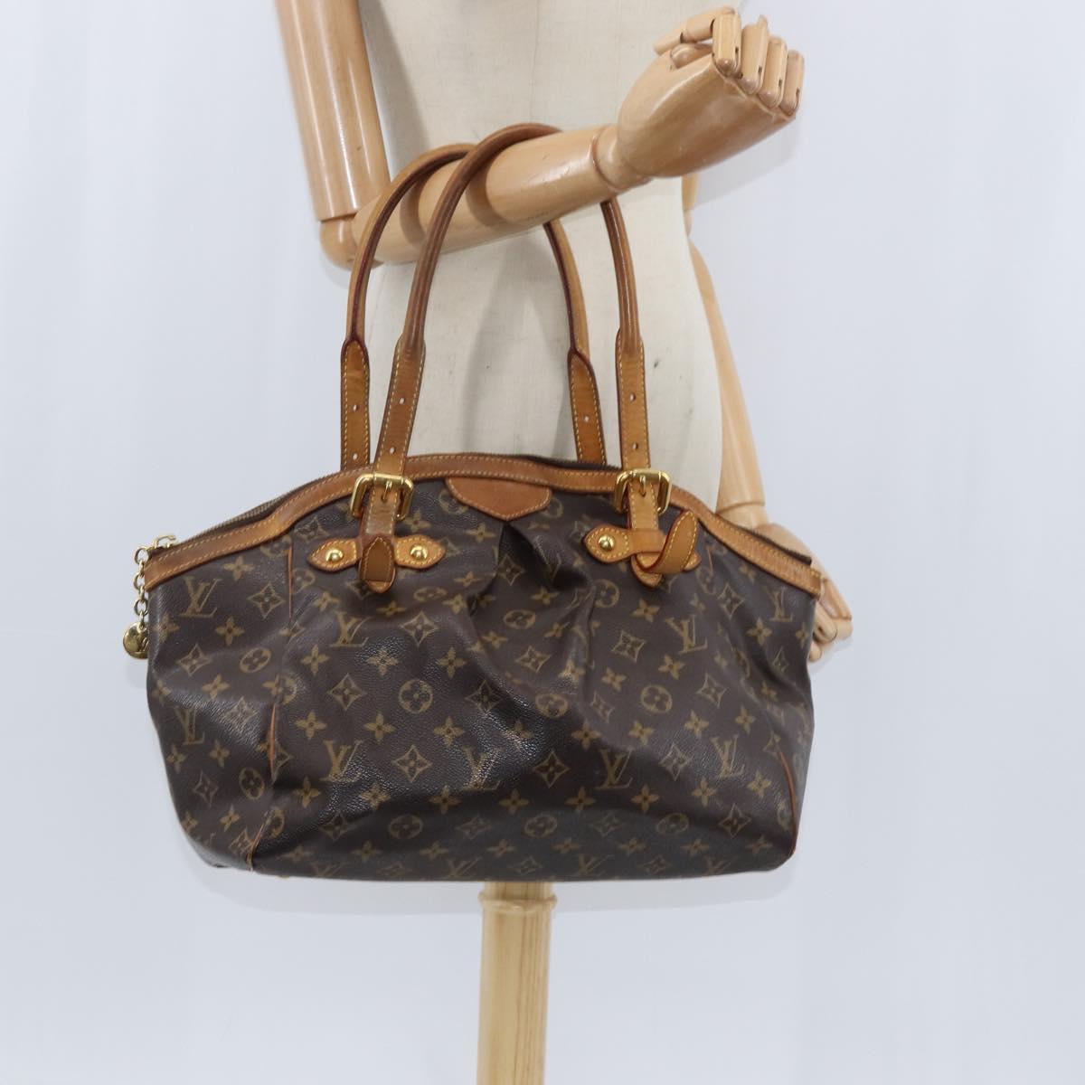 LOUIS VUITTON Monogram Tivori GM Hand Bag M40144 LV Auth 148726