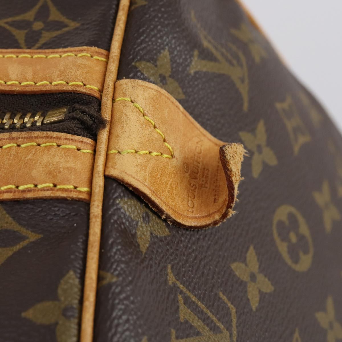 LOUIS VUITTON Monogram Sac Souple 35 Boston Bag M41626 LV Auth 148727