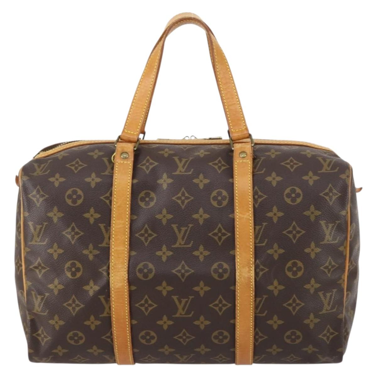 LOUIS VUITTON Monogram Sac Souple 35 Boston Bag M41626 LV Auth 148727