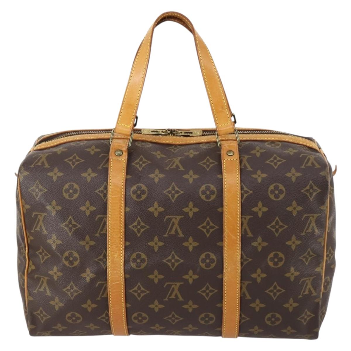 LOUIS VUITTON Monogram Sac Souple 35 Boston Bag M41626 LV Auth 148727