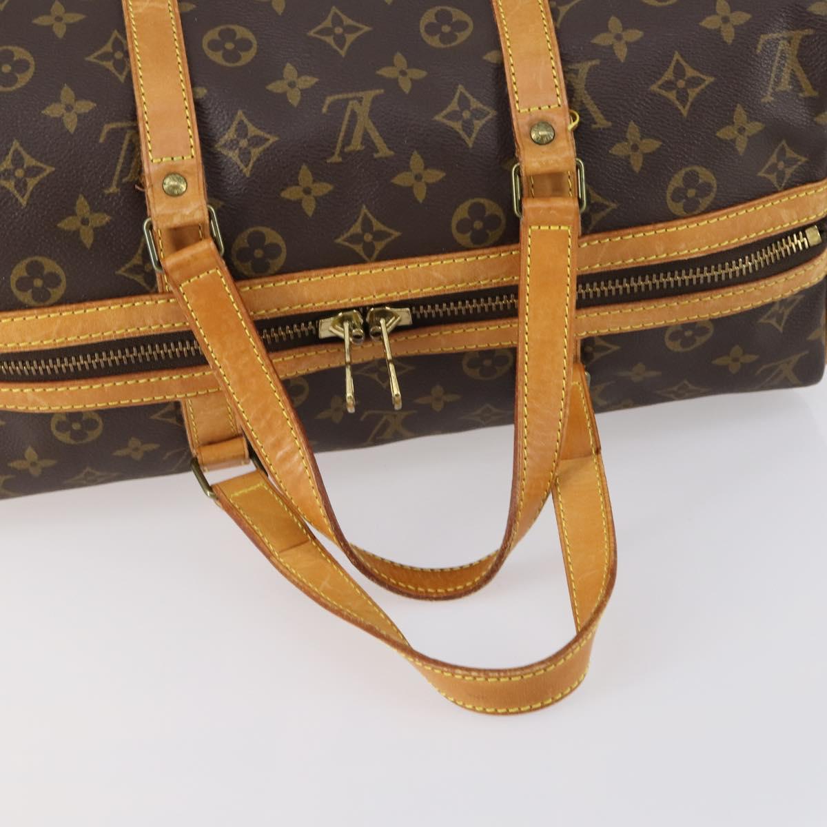 LOUIS VUITTON Monogram Sac Souple 35 Boston Bag M41626 LV Auth 148727