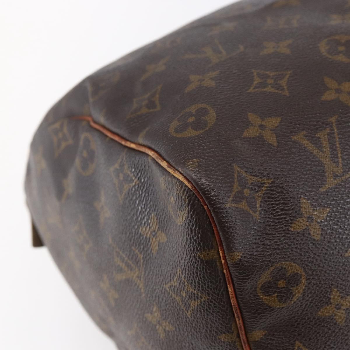 LOUIS VUITTON Monogram Speedy 35 Hand Bag M41524 LV Auth 148728