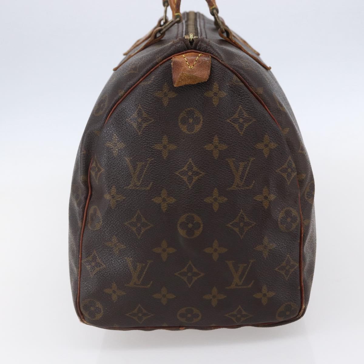 LOUIS VUITTON Monogram Speedy 35 Hand Bag M41524 LV Auth 148728