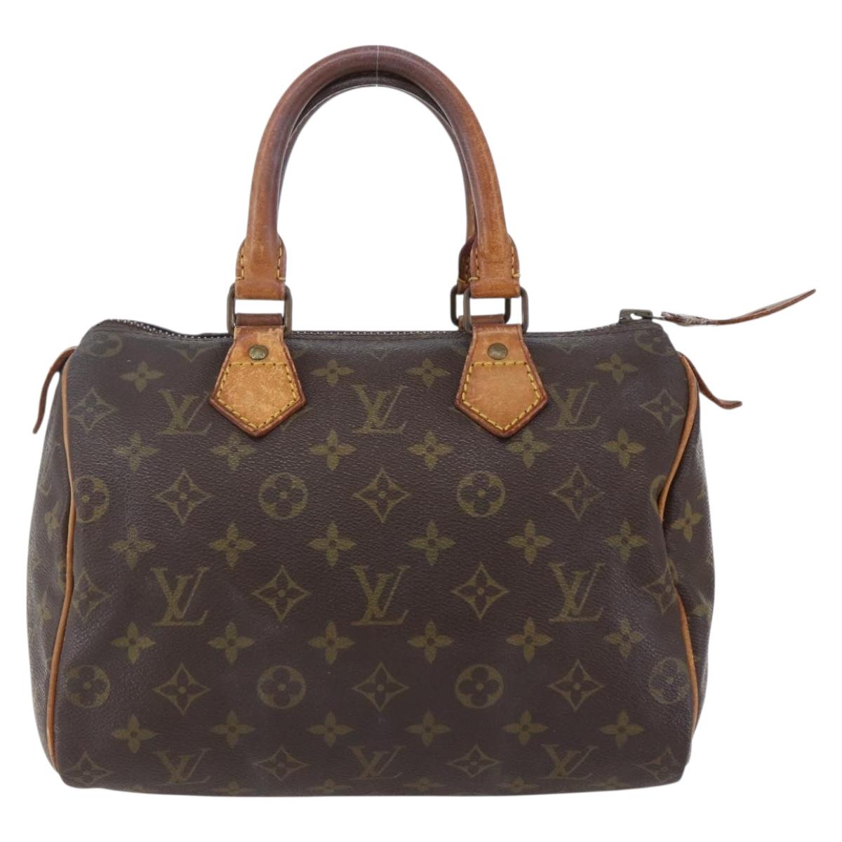 LOUIS VUITTON Monogram Speedy 25 Hand Bag M41528 LV Auth 148731