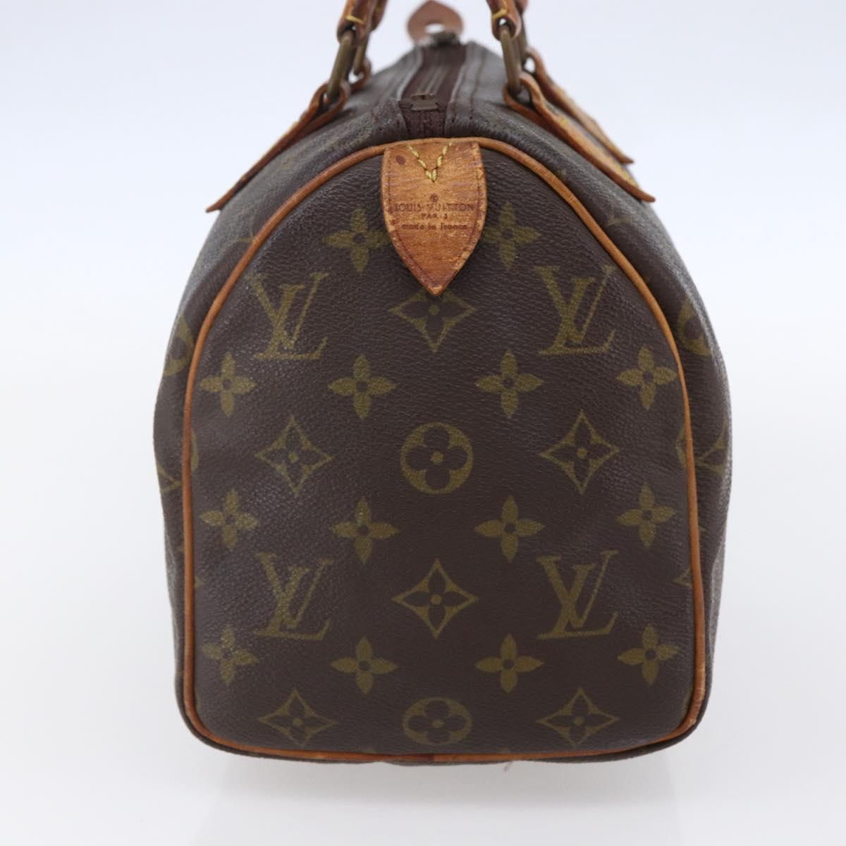 LOUIS VUITTON Monogram Speedy 25 Hand Bag M41528 LV Auth 148731