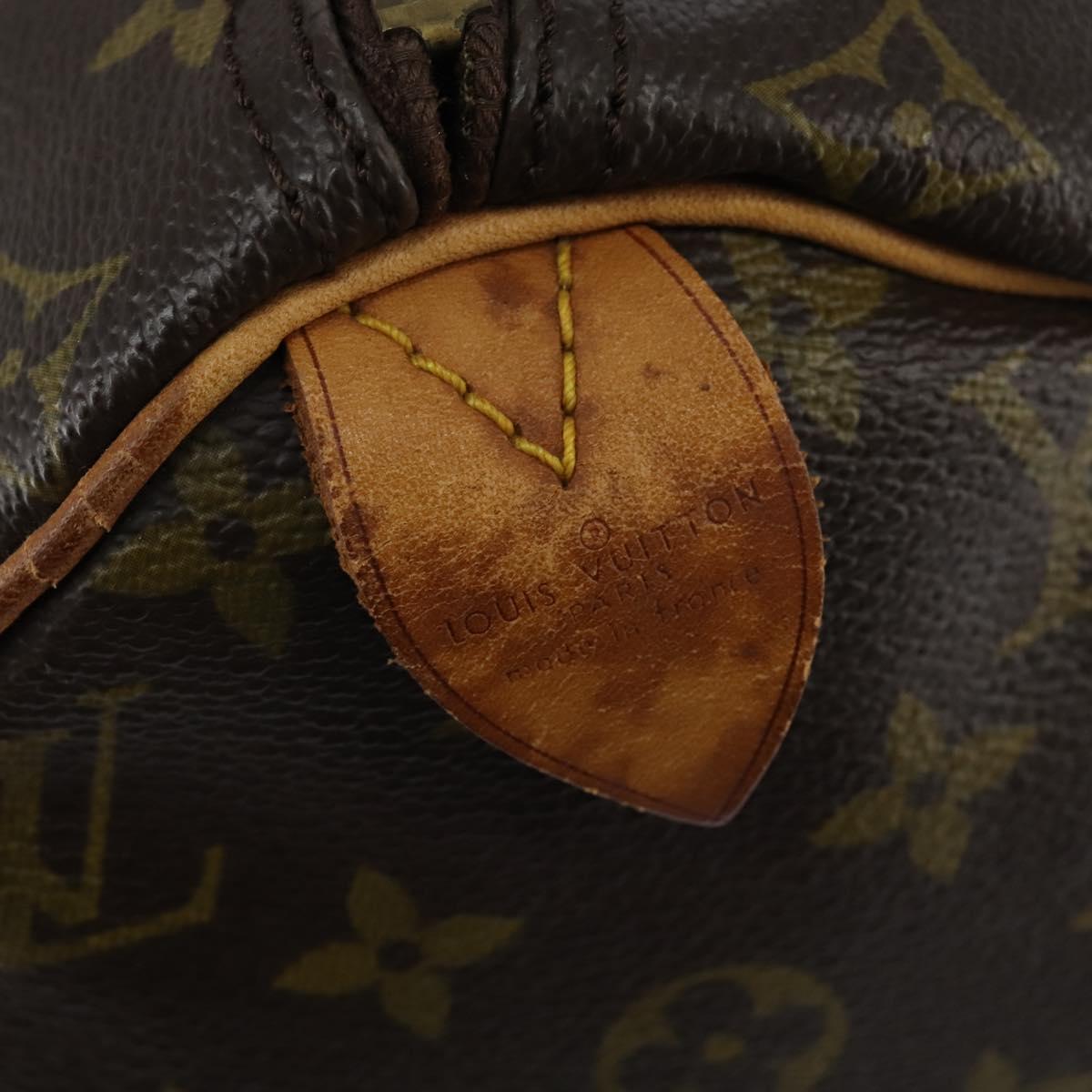 LOUIS VUITTON Monogram Speedy 40 Hand Bag M41522 LV Auth 148737