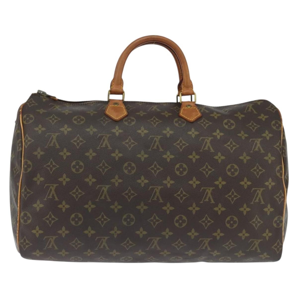 LOUIS VUITTON Monogram Speedy 40 Hand Bag M41522 LV Auth 148737