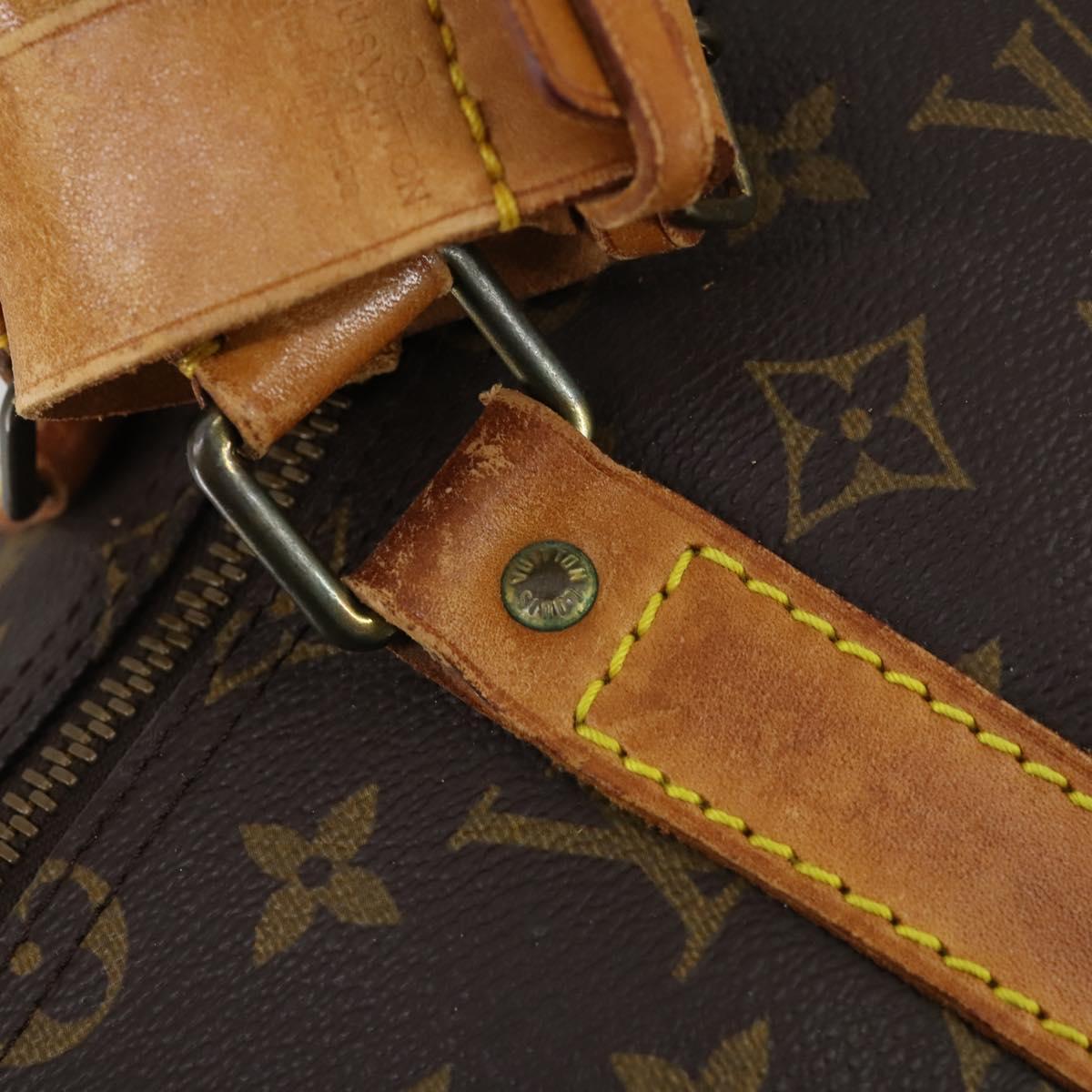 LOUIS VUITTON Monogram Keepall 55 Boston Bag M41424 LV Auth 148740