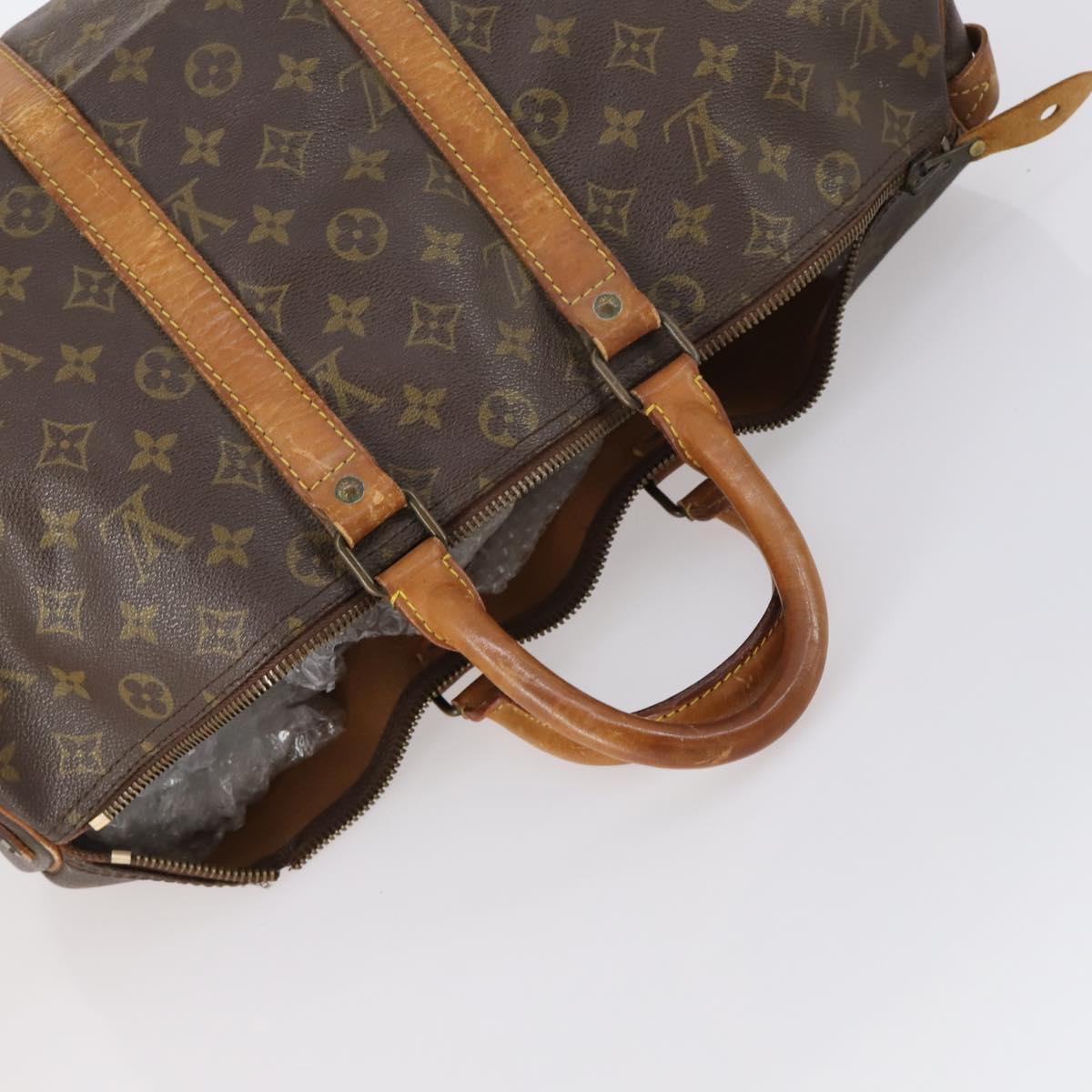 LOUIS VUITTON Monogram Keepall 45 Boston Bag M41428 LV Auth 148747