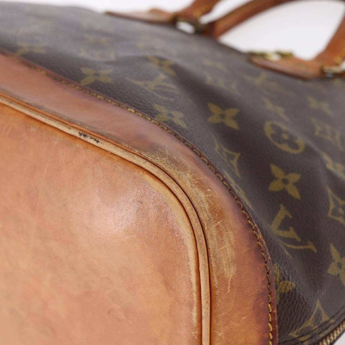 LOUIS VUITTON Monogram Alma Hand Bag M51130 LV Auth 148748