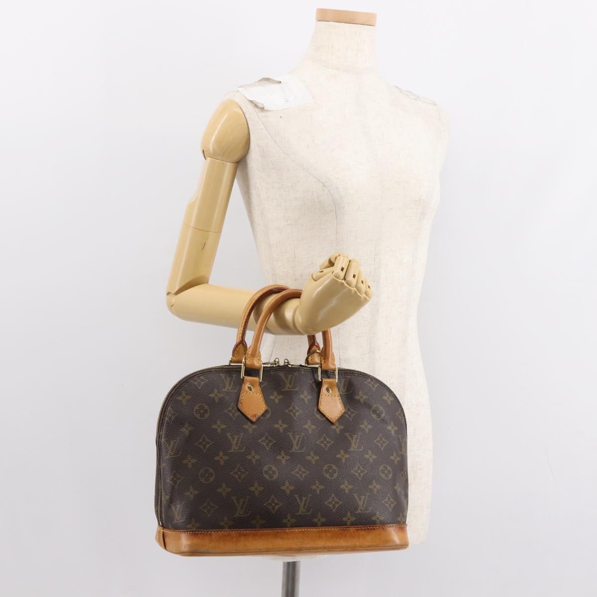 LOUIS VUITTON Monogram Alma Hand Bag M51130 LV Auth 148751