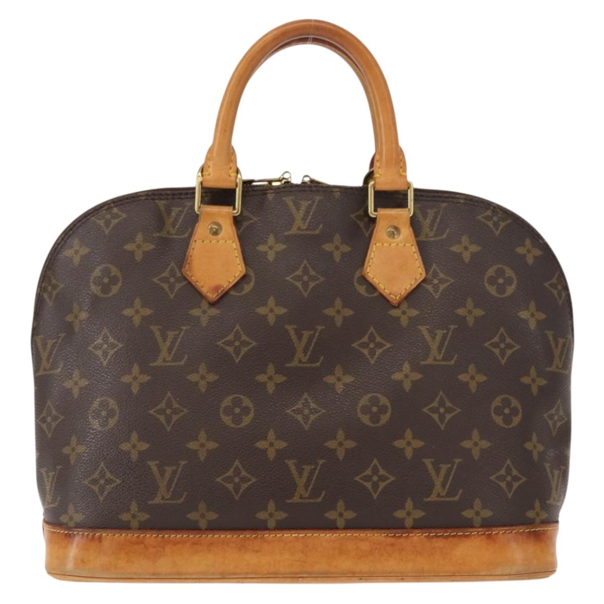 LOUIS VUITTON Monogram Alma Hand Bag M51130 LV Auth 148751