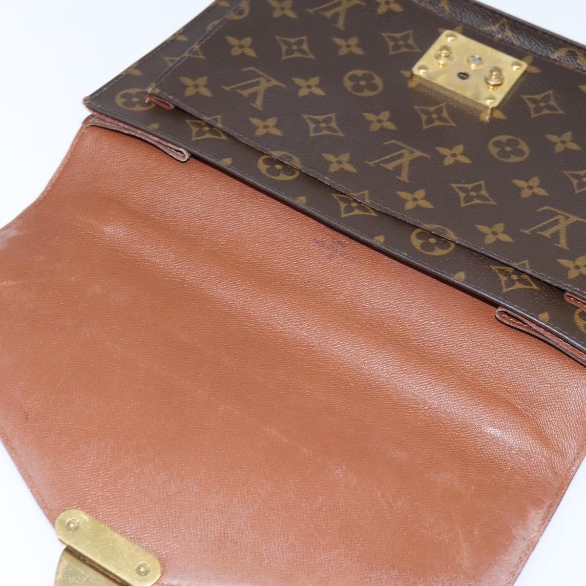 LOUIS VUITTON Monogram Monceau 28 Hand Bag M51185 LV Auth 148755