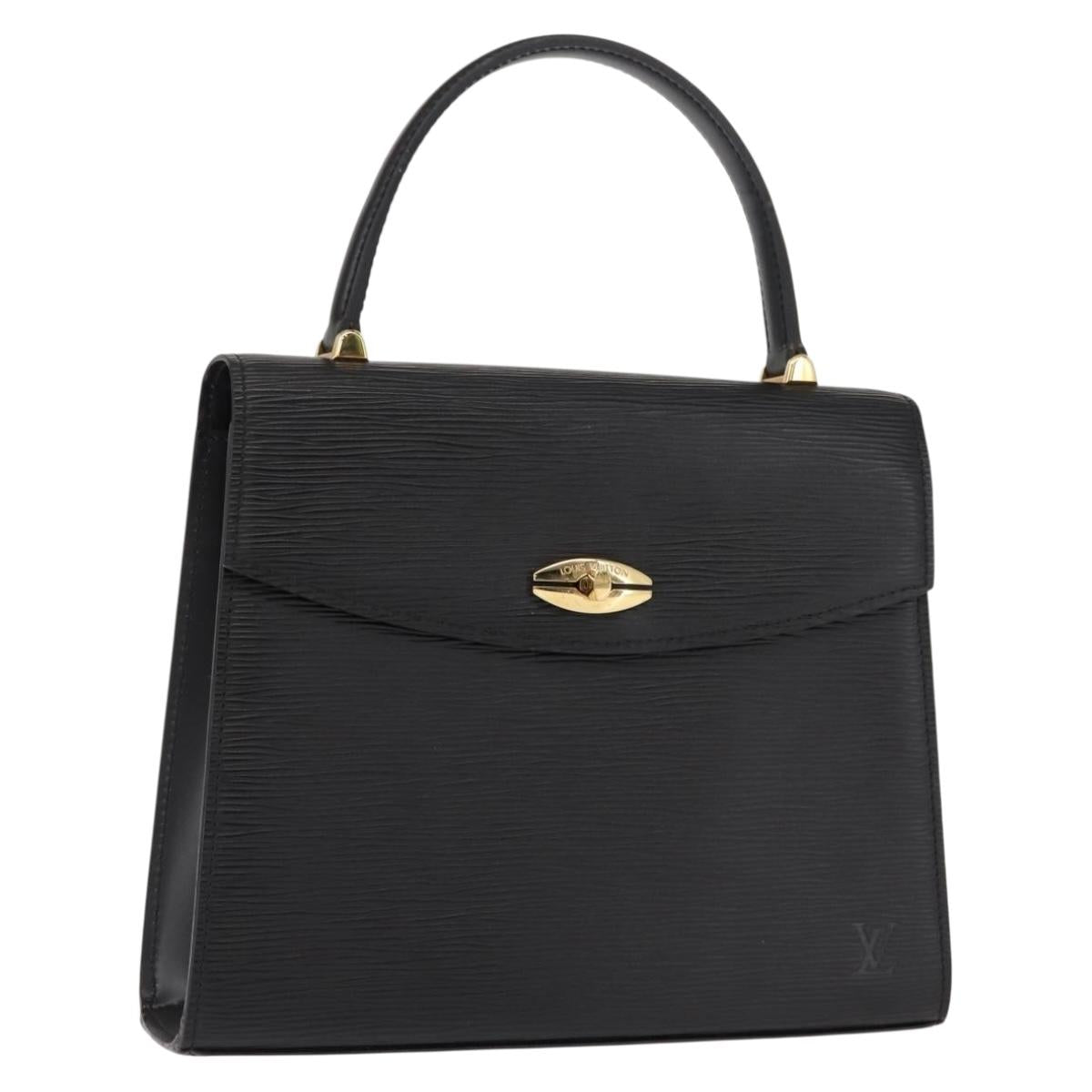 LOUIS VUITTON Epi Malesherbes Hand Bag Black M52372 LV Auth 148763V