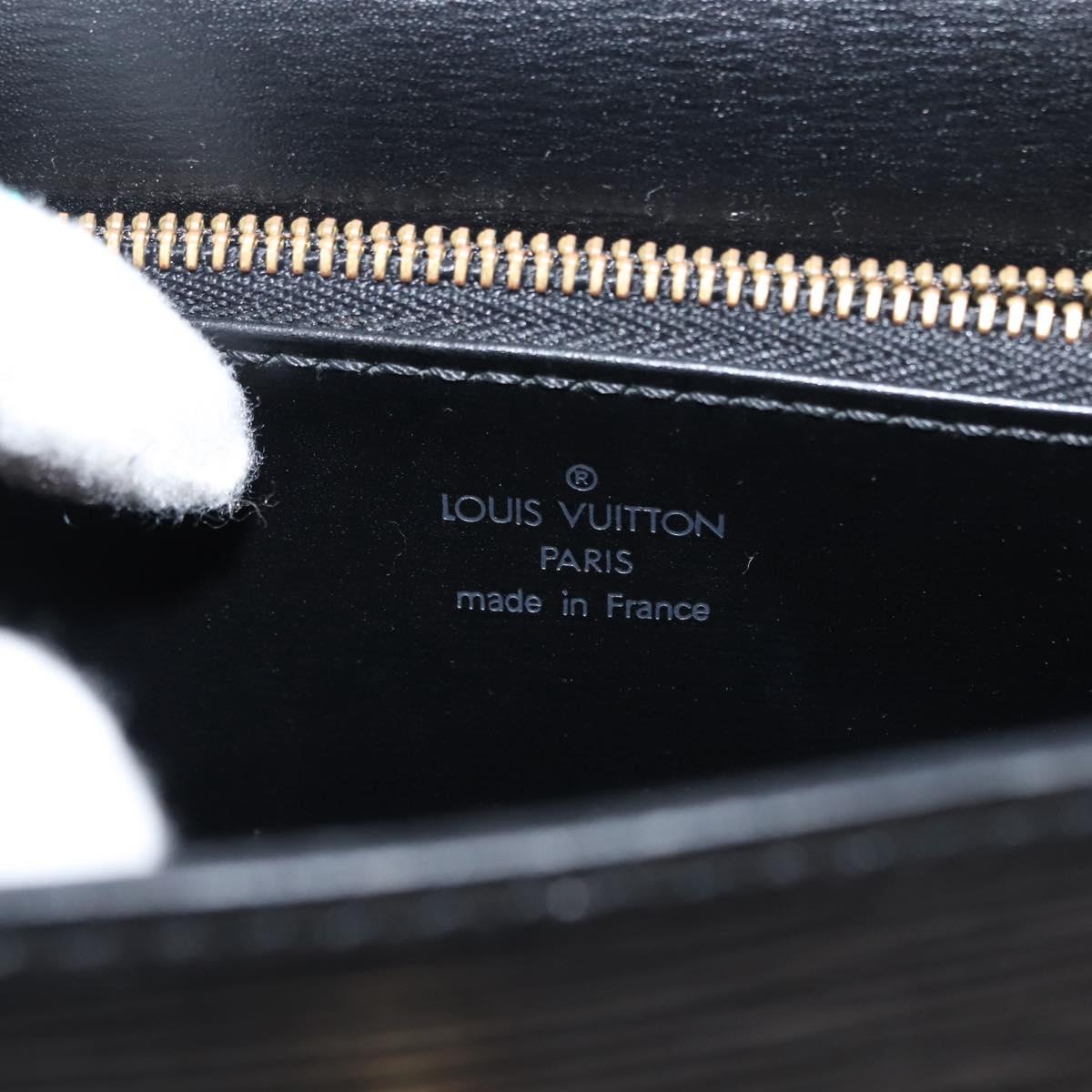 LOUIS VUITTON Epi Malesherbes Hand Bag Black M52372 LV Auth 148763V