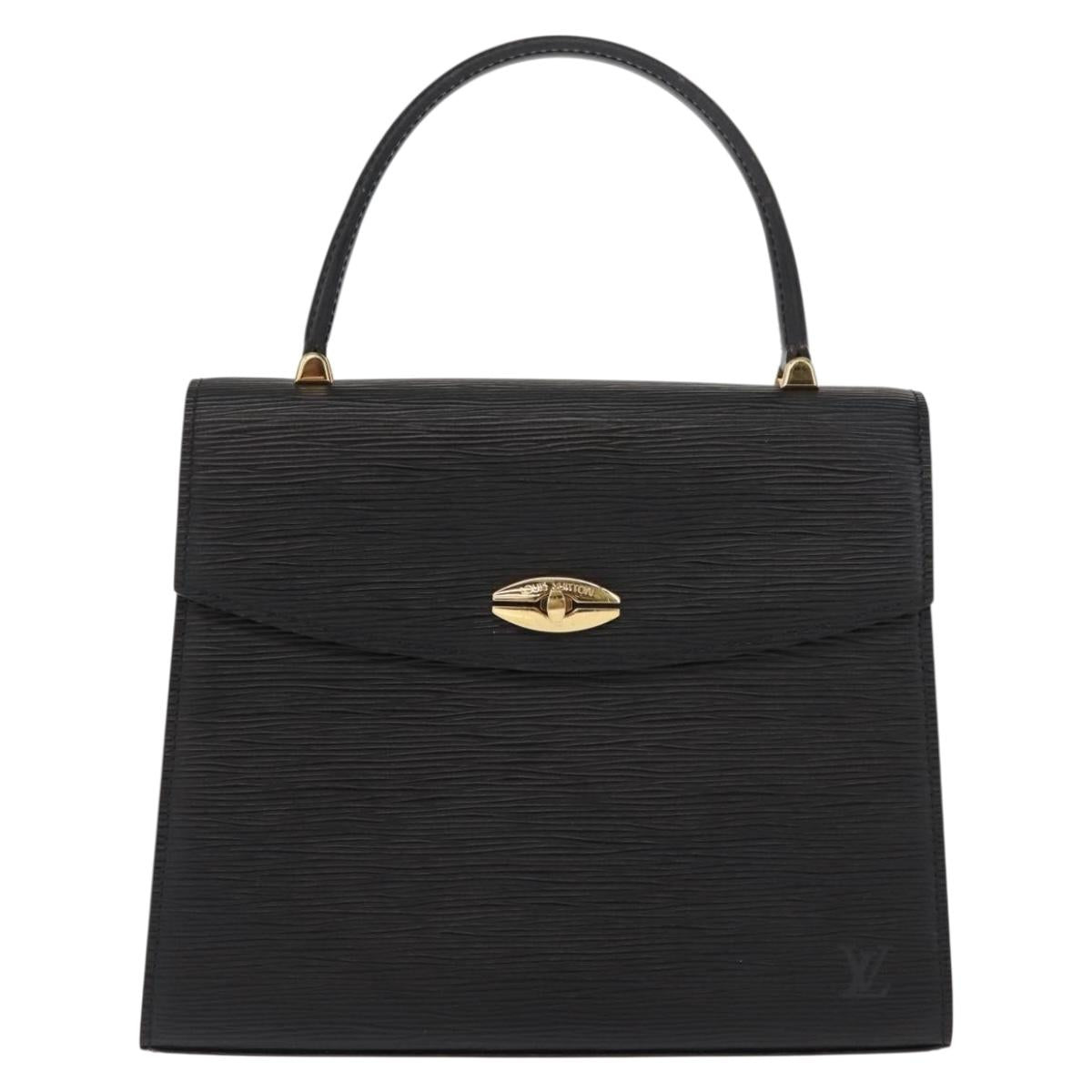 LOUIS VUITTON Epi Malesherbes Hand Bag Black M52372 LV Auth 148763V