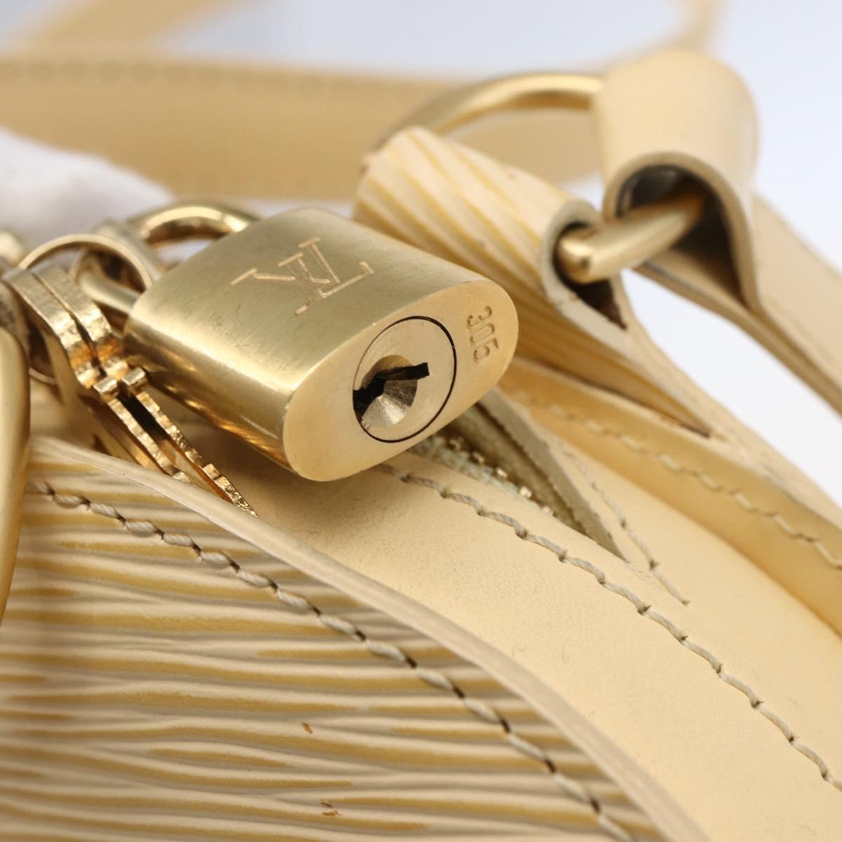 LOUIS VUITTON Epi Mabillon Backpack Vanilla M5223A LV Auth 148764