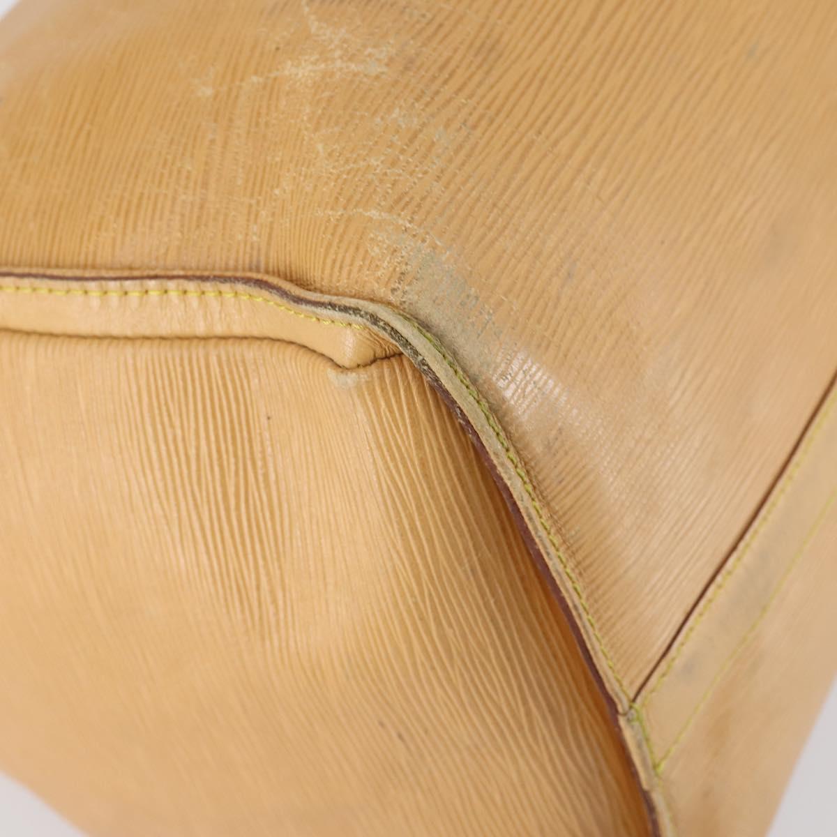 LOUIS VUITTON Epi Keepall 45 Boston Bag Vintage Beige M42976 LV Auth 148765