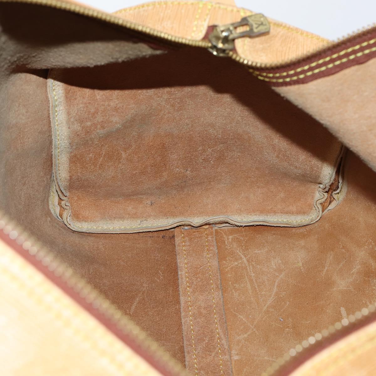 LOUIS VUITTON Epi Keepall 45 Boston Bag Vintage Beige M42976 LV Auth 148765