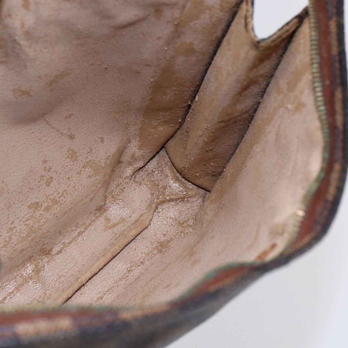 LOUIS VUITTON Damier Ebene Poche Toilette 26 Pouch N47543 LV Auth 148766