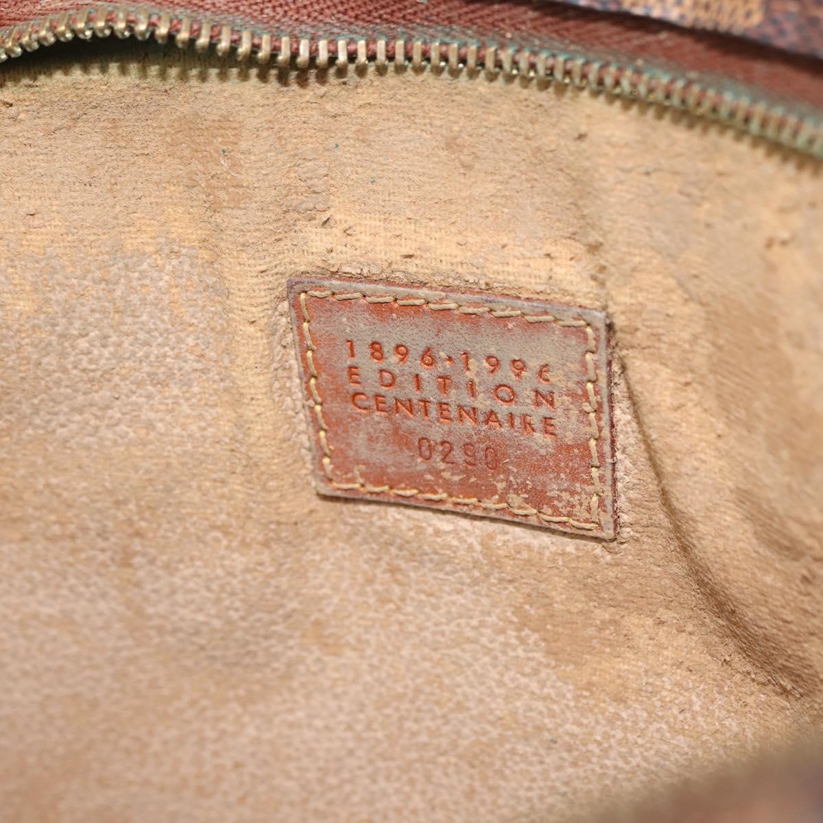 LOUIS VUITTON Damier Ebene Poche Toilette 26 Pouch N47543 LV Auth 148767