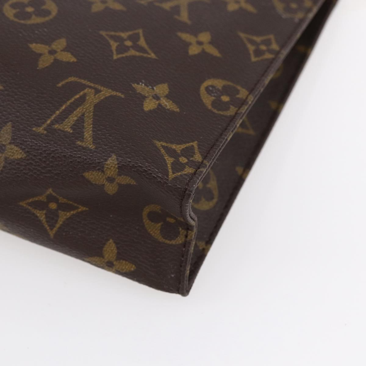 LOUIS VUITTON Monogram Poche Toilette 26 Pouch M47542 LV Auth 148769