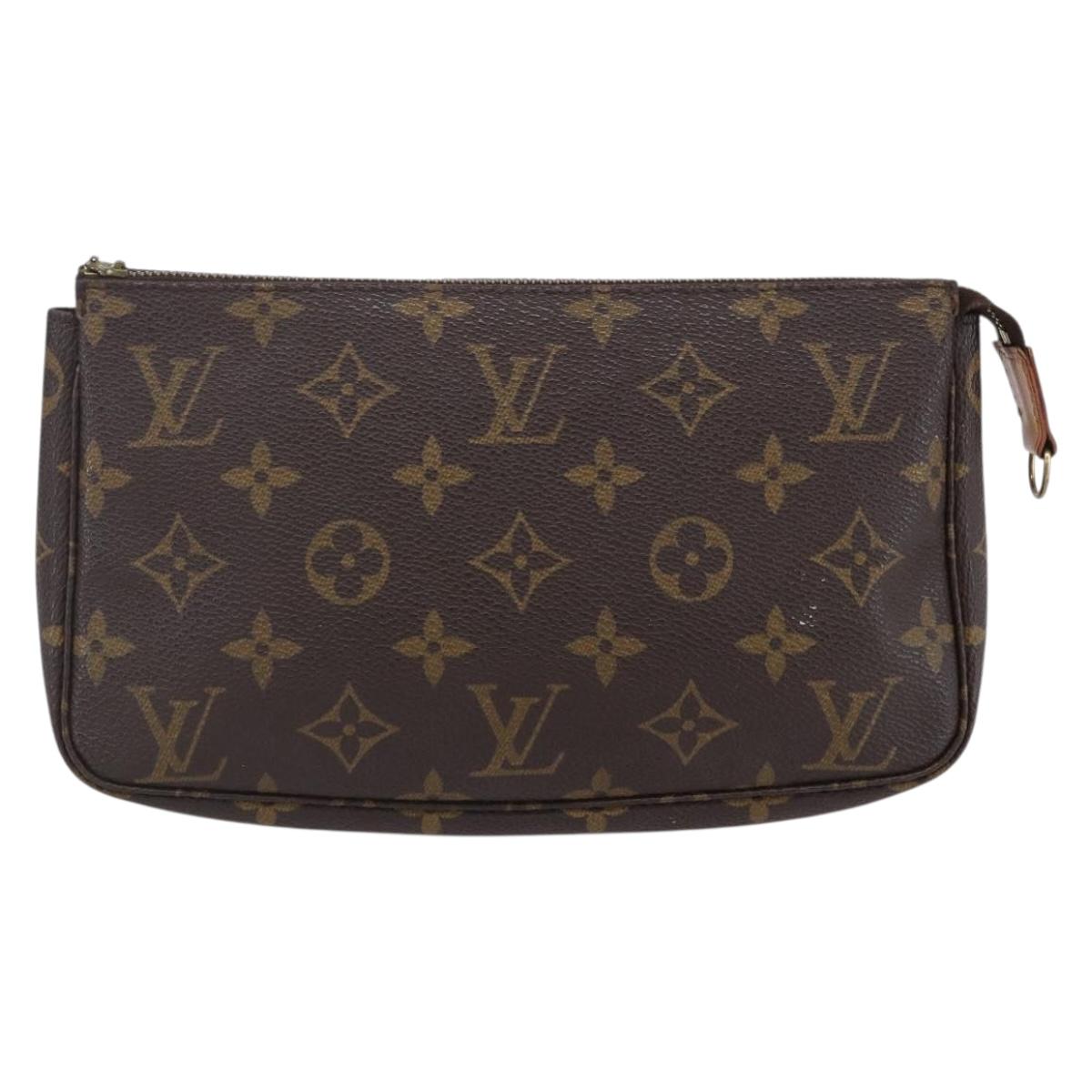 LOUIS VUITTON Monogram Pochette Accessoires Pouch M51980 LV Auth 148770
