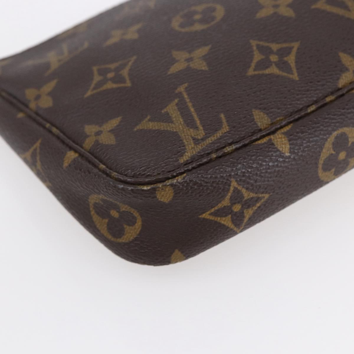 LOUIS VUITTON Monogram Pochette Accessoires Pouch M51980 LV Auth 148770