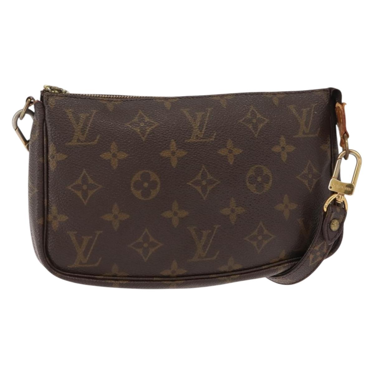 LOUIS VUITTON Monogram Pochette Accessoires Pouch M51980 LV Auth 148773
