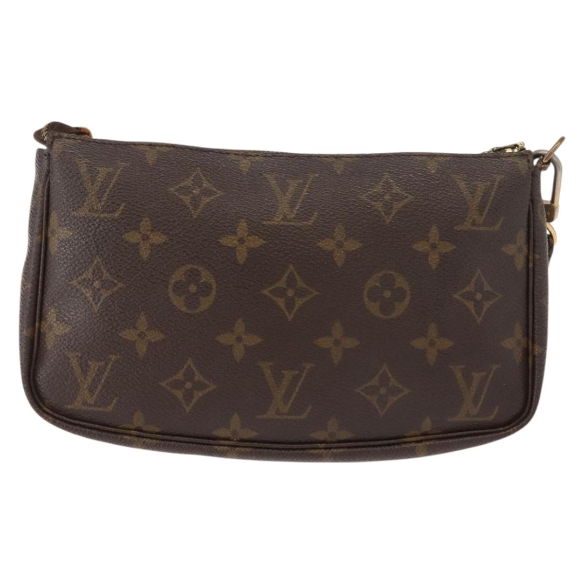 LOUIS VUITTON Monogram Pochette Accessoires Pouch M51980 LV Auth 148773