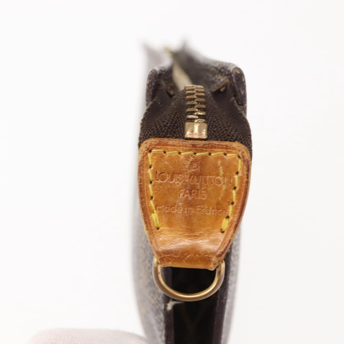 LOUIS VUITTON Monogram Bucket GM Accessory Pouch LV Auth 148775