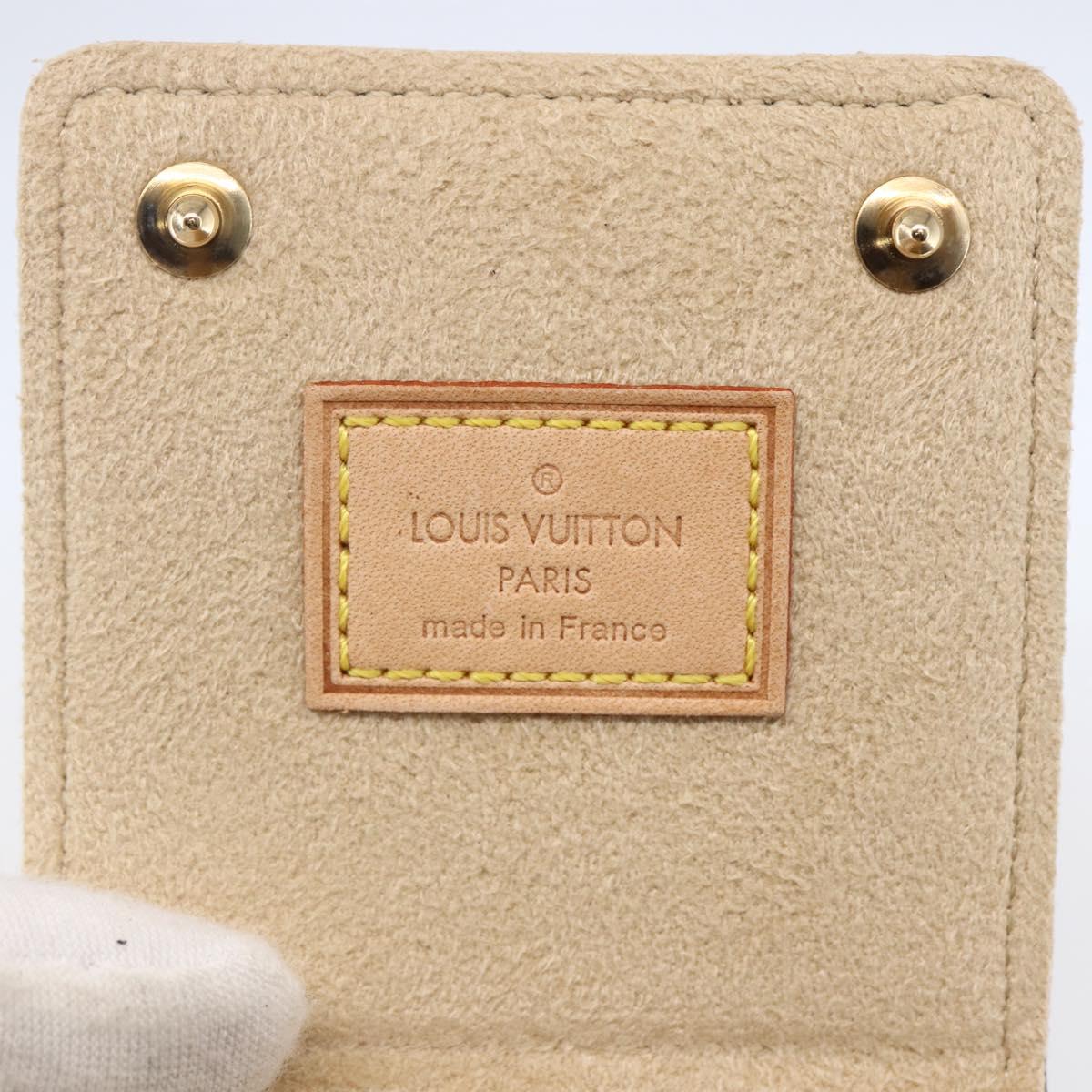 LOUIS VUITTON Monogram Jewelry case Jewelry Box LV Auth 148777