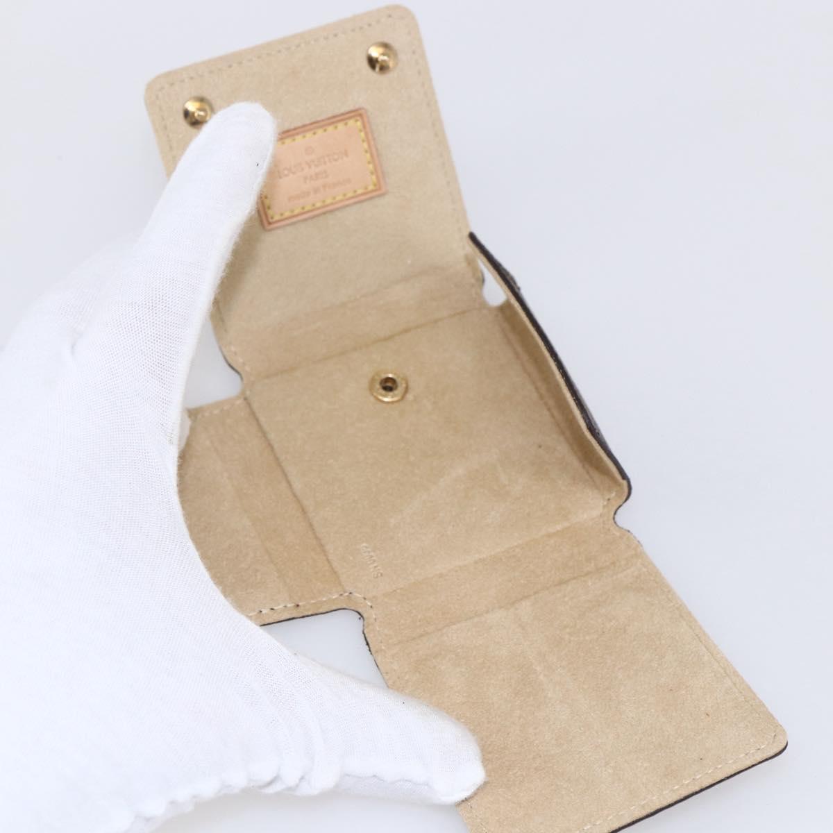 LOUIS VUITTON Monogram Jewelry case Jewelry Box LV Auth 148777