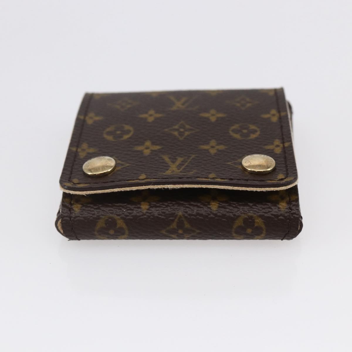 LOUIS VUITTON Monogram Jewelry case Jewelry Box LV Auth 148777