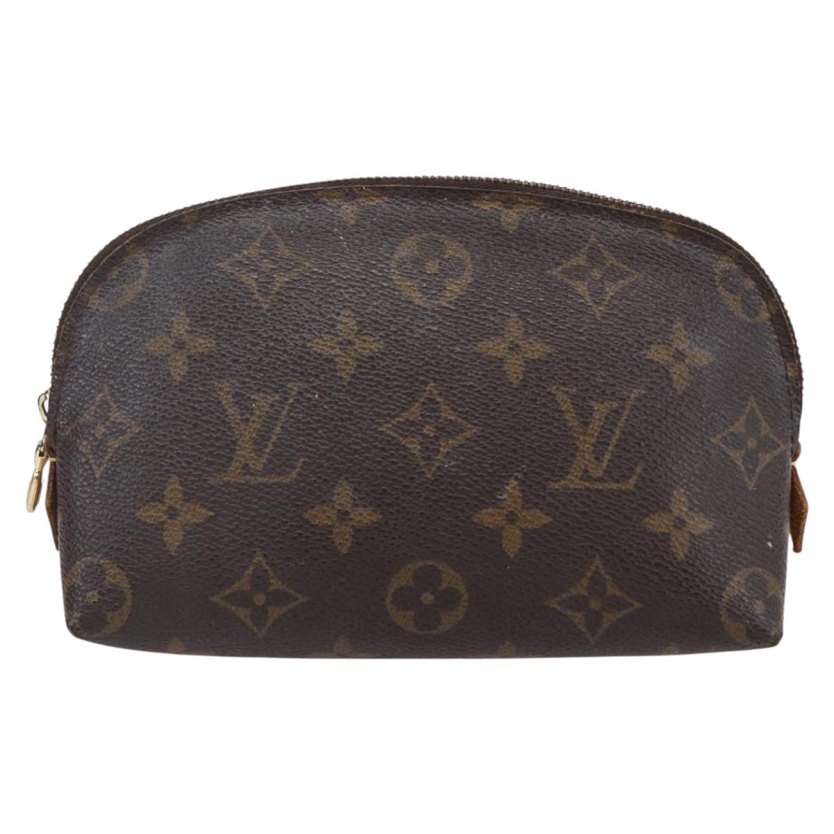 LOUIS VUITTON Monogram Pochette Cosmetic PM Pouch M43998 LV Auth 148778