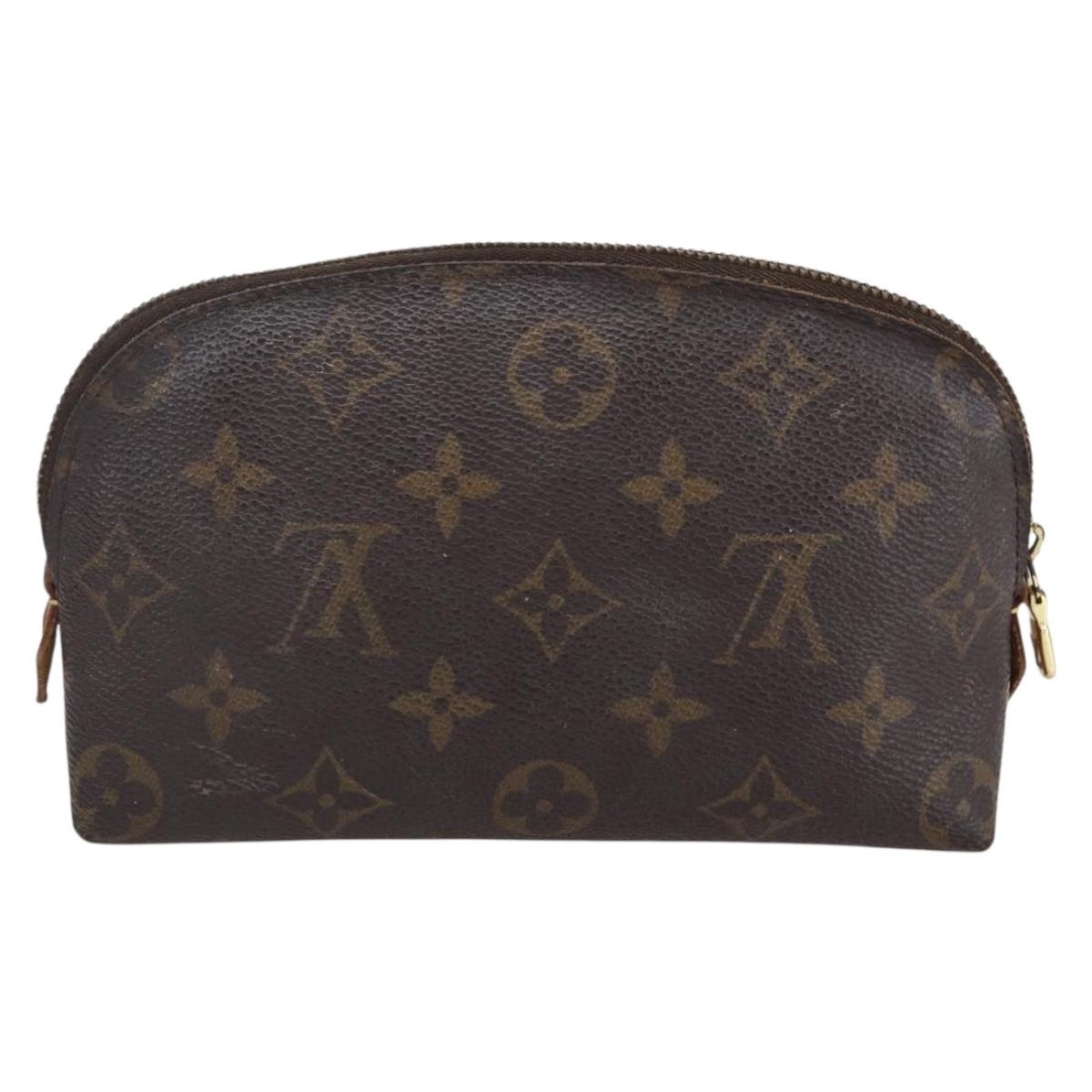LOUIS VUITTON Monogram Pochette Cosmetic PM Pouch M43998 LV Auth 148778