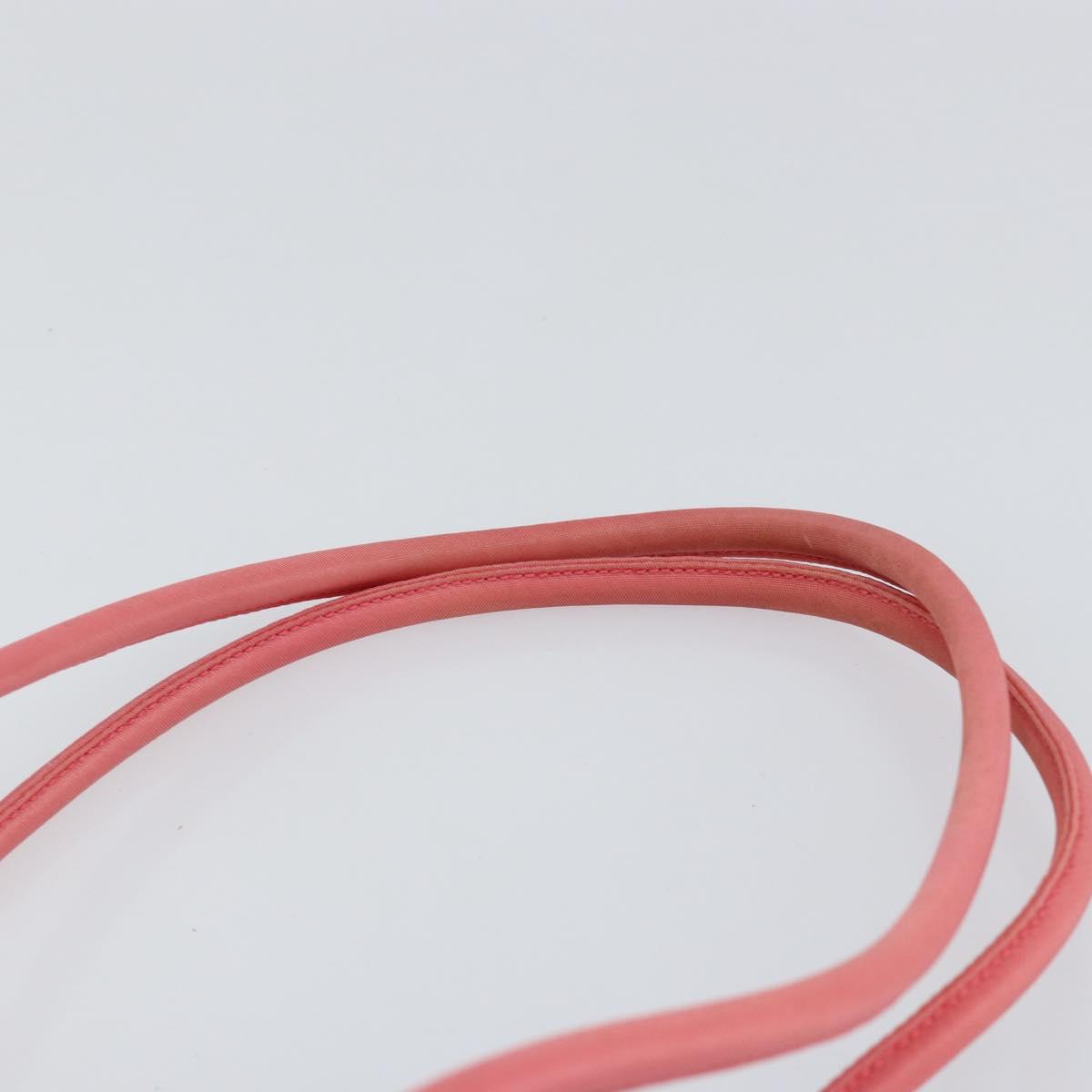 PRADA Tote Bag Nylon Pink Auth 148788