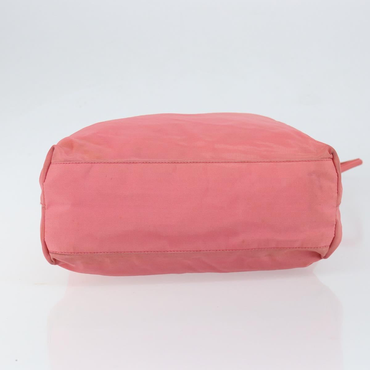 PRADA Tote Bag Nylon Pink Auth 148788