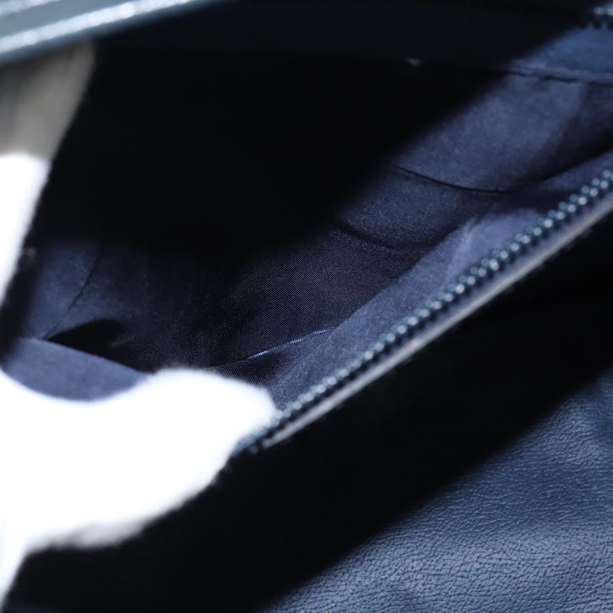 GUCCI GG Supreme Boston Bag PVC Navy Gold 24 013 3983 Auth 148800