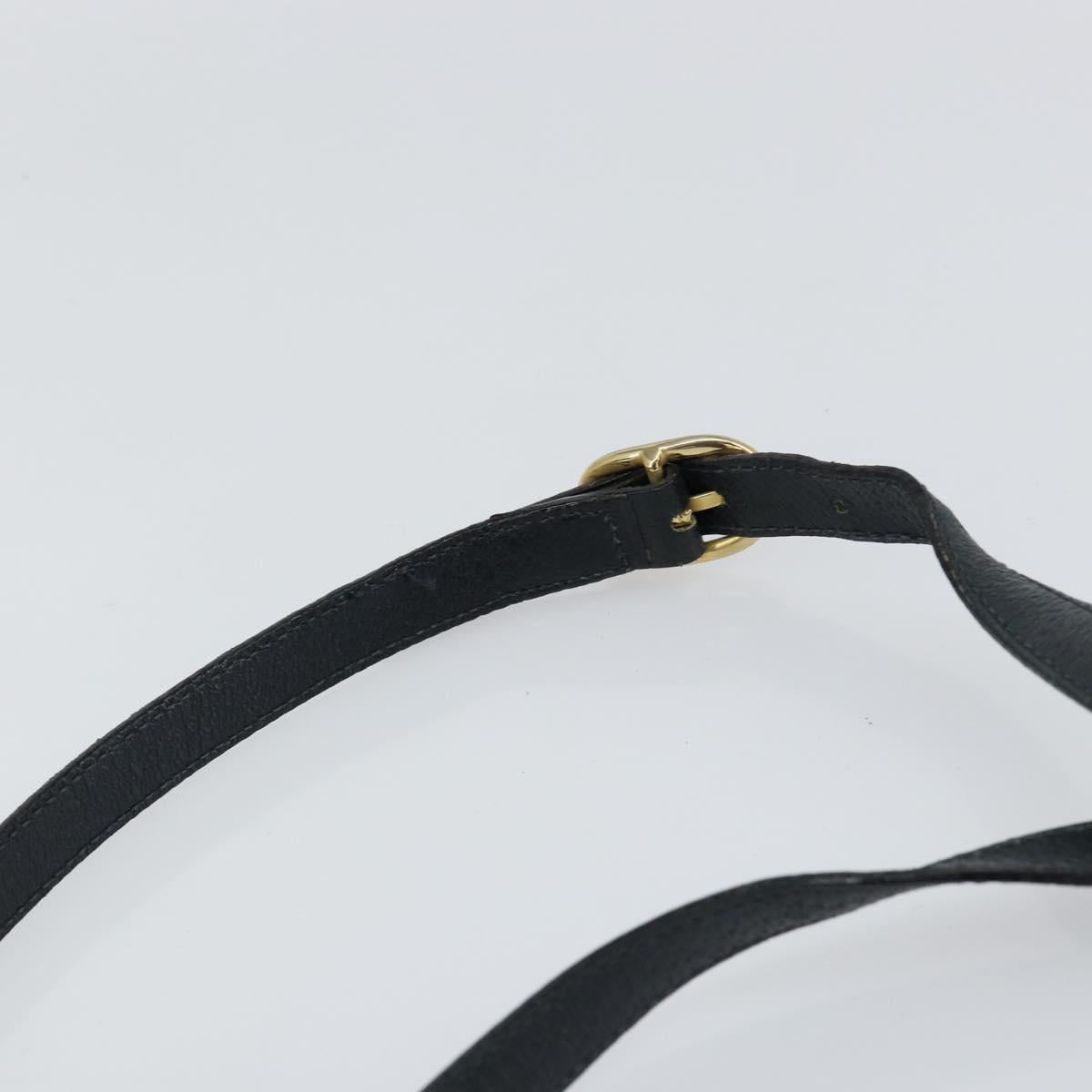 GUCCI GG Supreme Sherry Line Bag PVC Navy Gold Red 378 02 004 Auth 148802