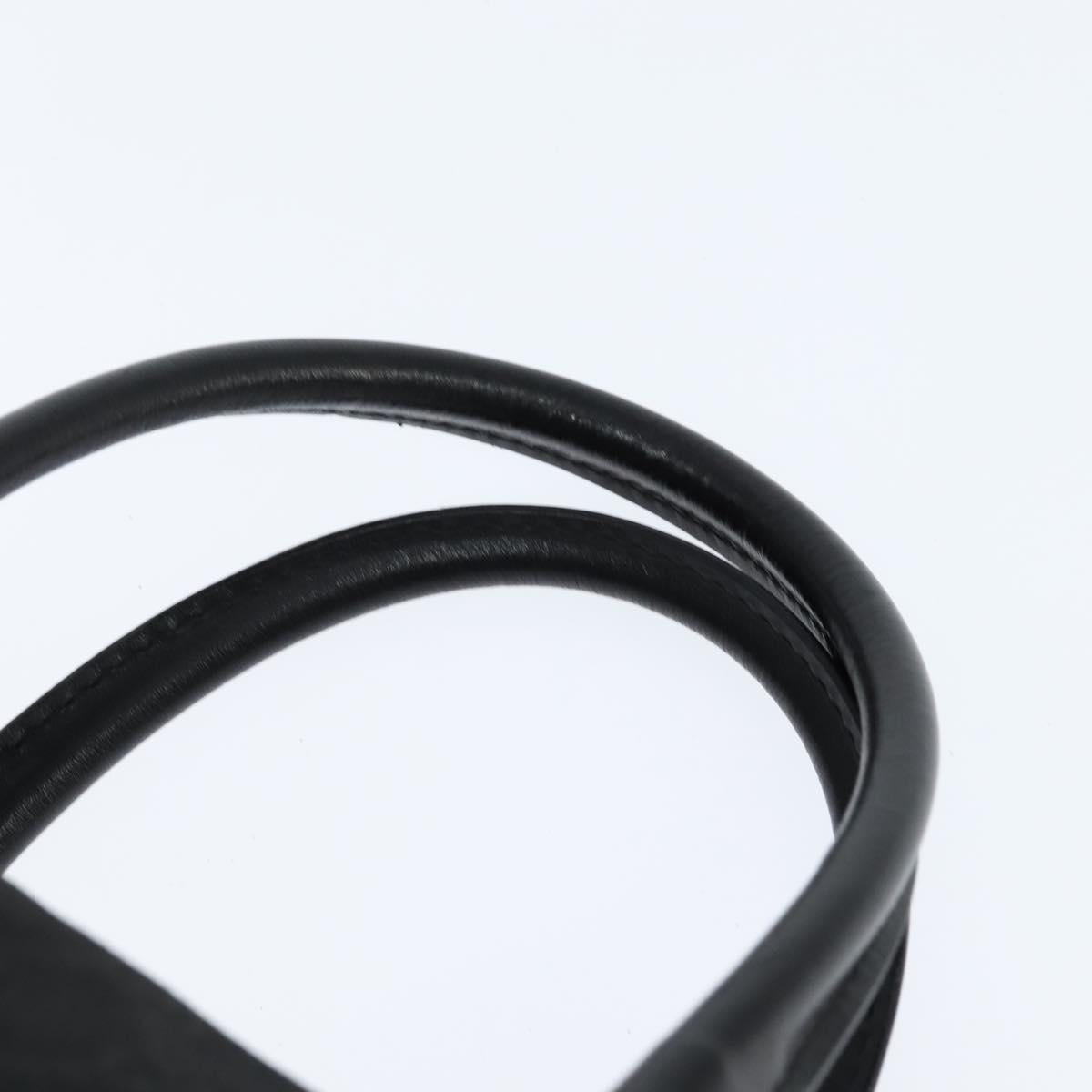 GUCCI GG Canvas Boston Bag Black Gold Auth 148818