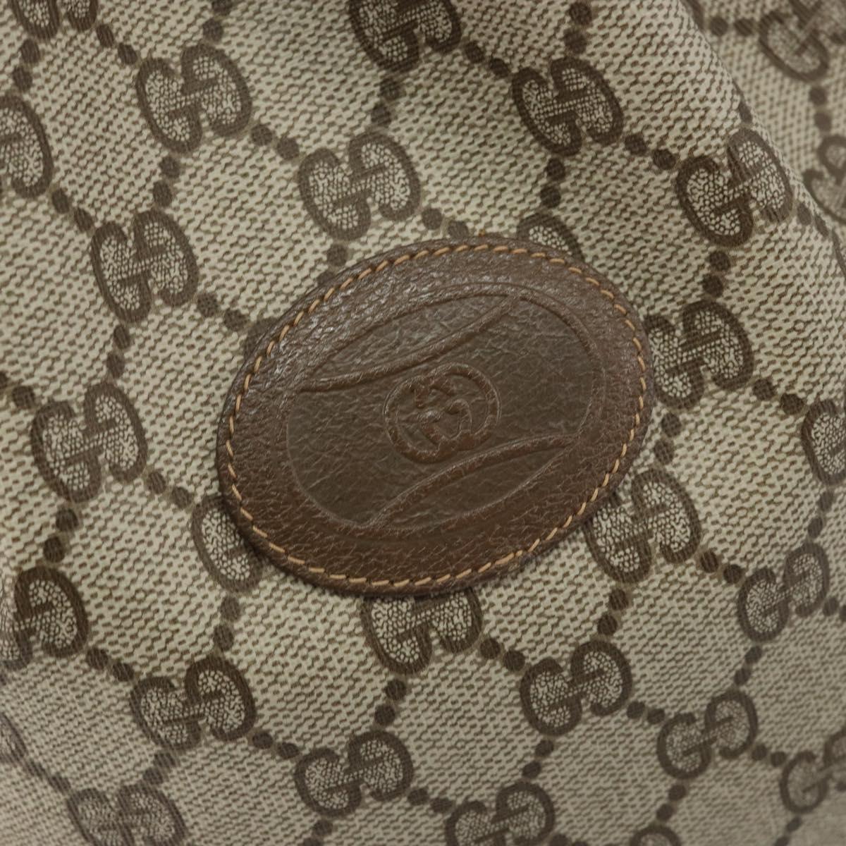 GUCCI GG Supreme Purse Pouch PVC Beige 97 19 303 Auth 148832